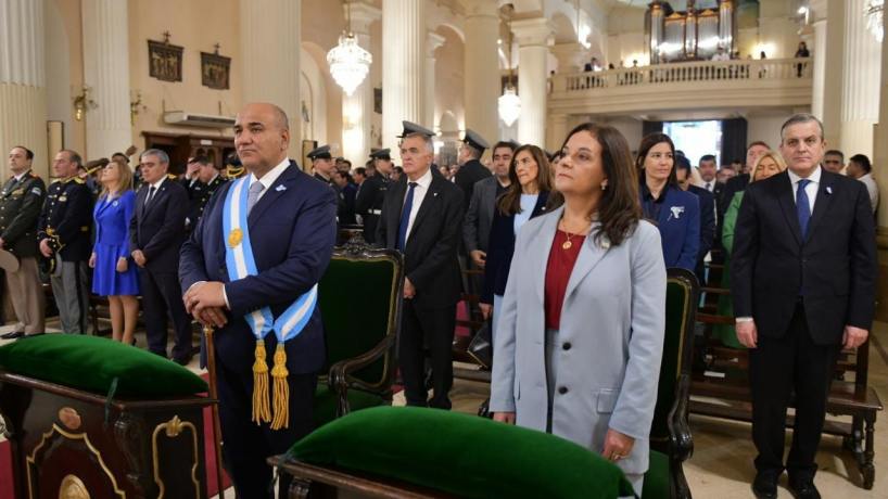 Manzur y Jaldo participaron del Solemne Tedeum en la Catedral