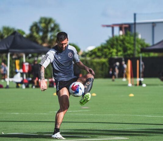 Las primeras imágenes de Lionel Messi entrenando en el Inter de Miami