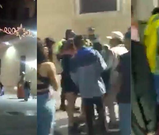 A puro cuchillazos después de una misa de 15 años Pelea de cuchillos en tucuman - misa de 15 años
