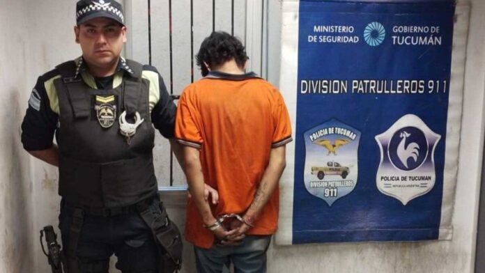 Había efectuado el robo de un bolso y fue capturado