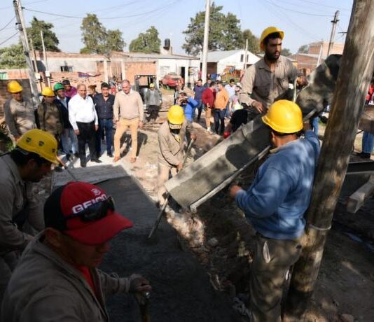 El barrio Ampliación Nueva Esperanza avanza con obras de integración socio urbana