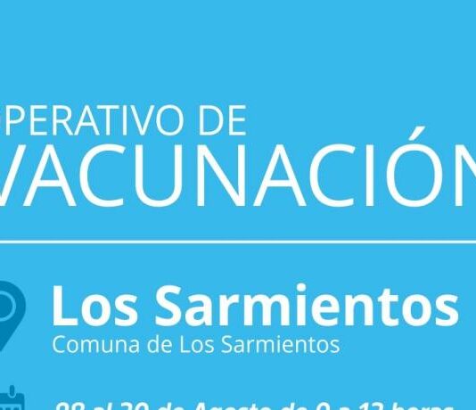 Las comunas de Los Sarmientos y Santa Ana reciben esta semana al Operativo de Vacunación