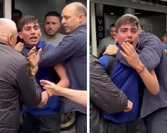 Video | Robó un celular, los vecinos lo atraparon y la policía tuvo que intervenir para que no lo lincharan Atraparon ladron en Cordoba