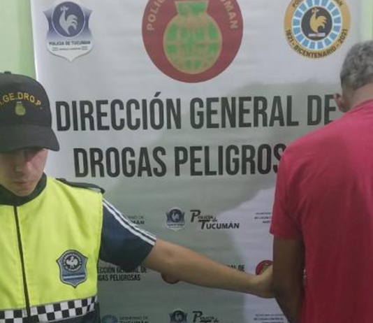 Detienen a joven con marihuana y cocaína en la vía pública