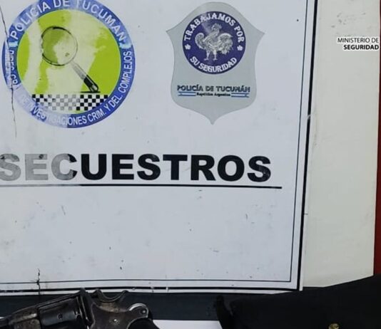 Secuestran un revólver utilizado en un robo