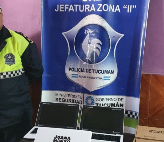 Recuperan netbooks que habían sido robadas de una escuela