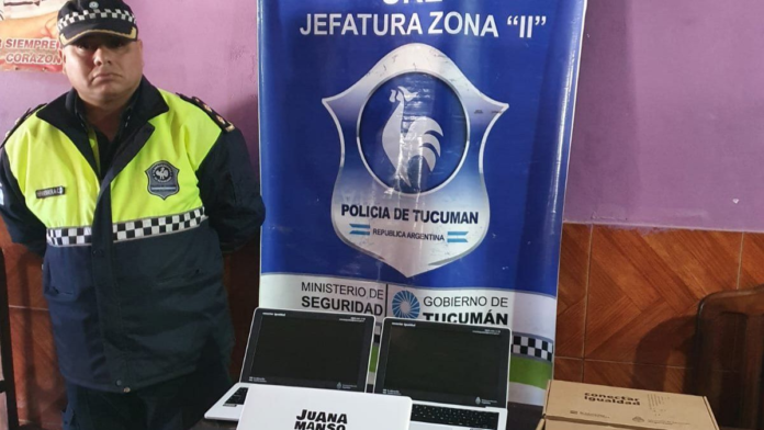 Recuperan netbooks que habían sido robadas de una escuela
