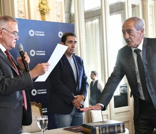 El gobernador Jaldo puso en funciones a Luis González en Trabajo