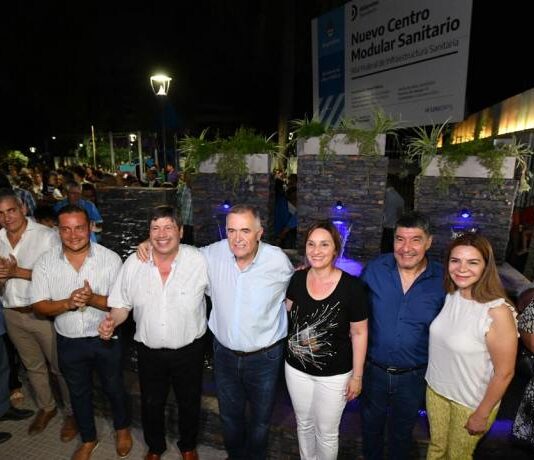 Jaldo inauguró pozos de agua, un hospital modular y una plaza en Aldertes