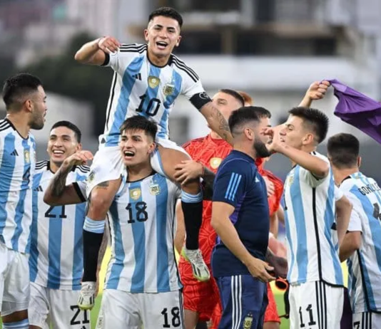 Lionel Messi celebró la clasificación de la Selección Argentina