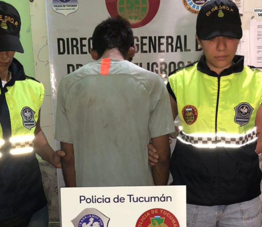 Capital: aprehenden a un presunto vendedor de drogas