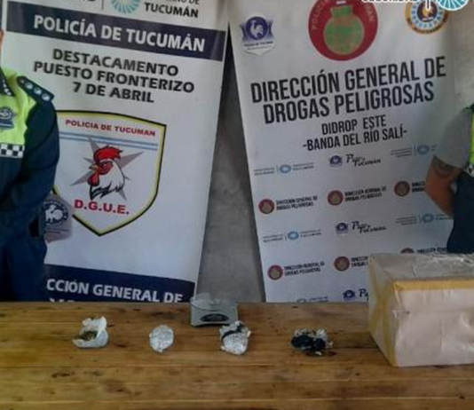 Detienen a un camión que transportaba hojas de coca y marihuana