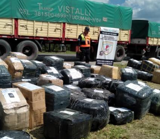 Secuestran hojas de coca y cubiertas en un puesto fronterizo