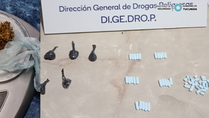 decomisan drogas que estaban destinadas a detenidos