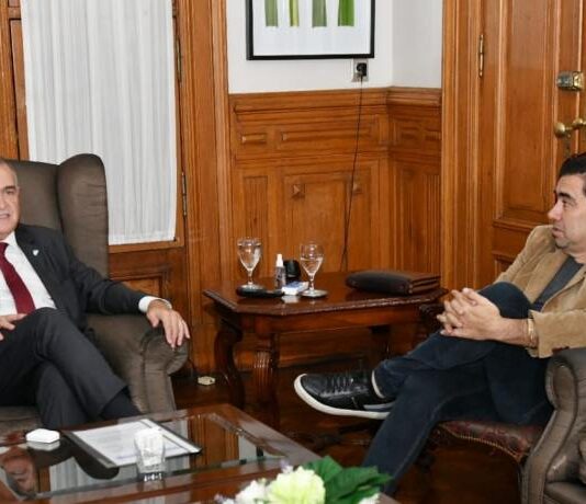 El Gobernador y Mansilla hablaron sobre el proyecto de retiro voluntario