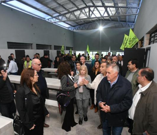 Jaldo supervisó los avances de obra de la cárcel de Benjamín Paz