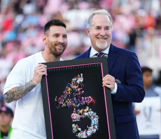 Homenaje para Lionel Messi en el Inter Miami