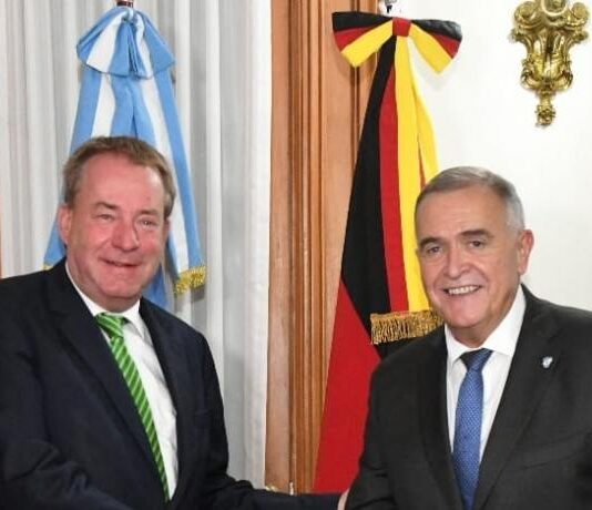 Jaldo recibió al embajador de Alemania en Argentina, Dieter Lamlé
