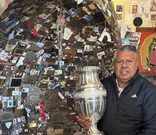 La Copa América fue llevada a la Difunta Correa
