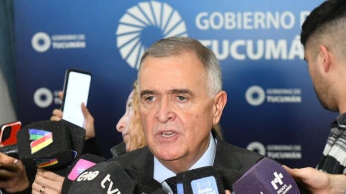 “Tucumán necesita inversiones”, dijo Jaldo sobre el RIGI y el