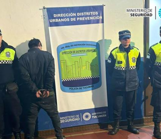 Amenazó y atacó policías y terminó detenido