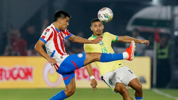 Con un golazo de Diego Gómez, Paraguay venció a Brasil
