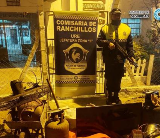En un cañaveral recuperaron elementos robados de una escuela
