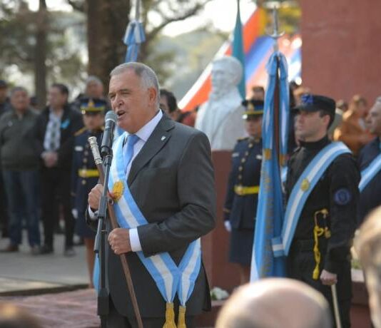 Jaldo encabezó el acto oficial por un nuevo aniversario del fallecimiento de San Martín