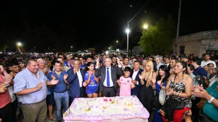 Jaldo inauguró obras en el cumpleaños 148 de La Madrid