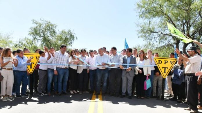 Jaldo inauguró la repavimentación de la Ruta Provincial N° 307