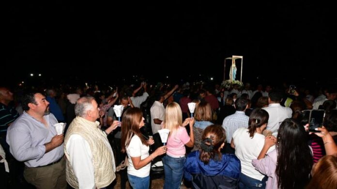 Jaldo participó del cierre de las festividades de la Virgen
