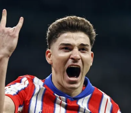 Con gol de Julián Alvarez, Atlético Madrid derrotó 2 a 1 a Sevilla