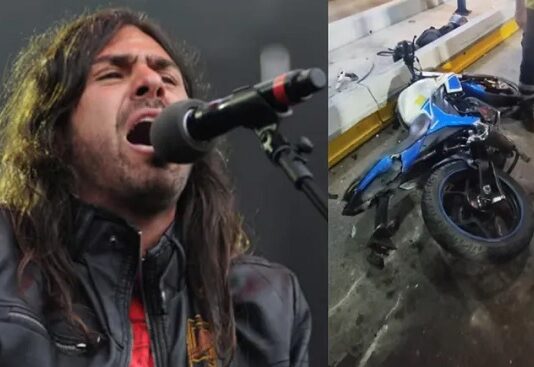 Denunciaron al cantante de La Mancha de Rolando por agredir a un motociclista