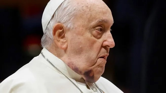 El papa Francisco recibió el alta y reapareció en público papa