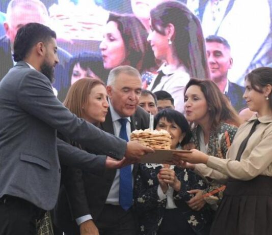 Jaldo participó del 33° aniversario del Colegio San José Obrero en Alderetes