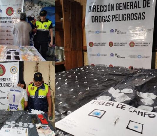 Desbaratan otro punto de venta de drogas al menudeo