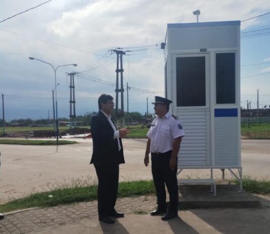 La Policía instaló una garita preventiva en Manantial Sur