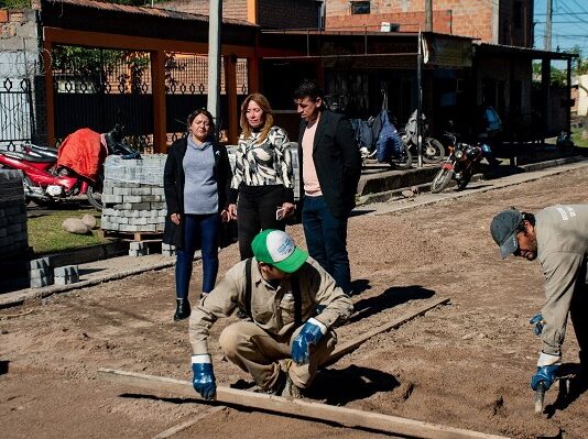 Avanzan los trabajos de mejoramiento en Las Talitas