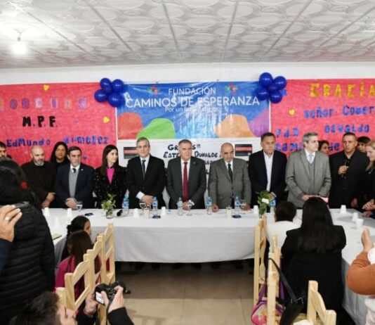 Jaldo inauguró el Hogar Nuevo Nacimiento para recuperar a jóvenes de las adicciones