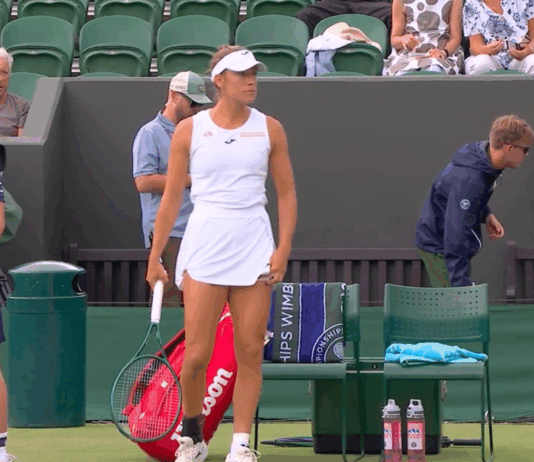 Solana Sierra se despidió de Wimbledon con una actuación histórica