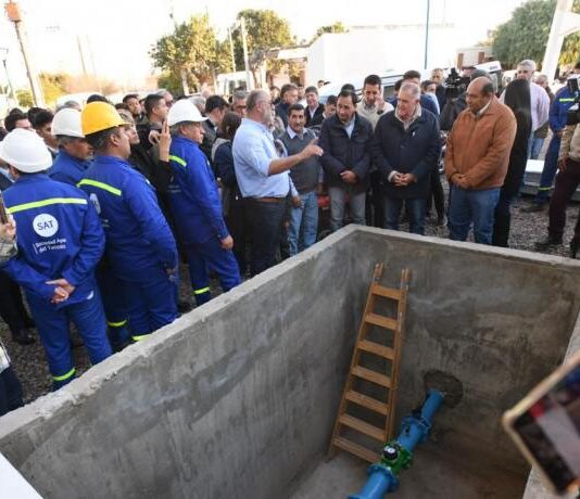Jaldo inauguró un pozo de agua en Trancas
