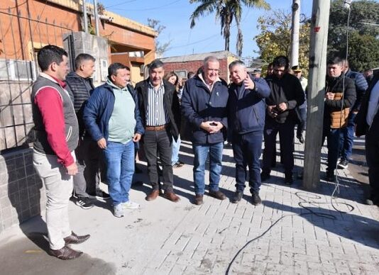 Jaldo supervisó obras de pavimentación y revalorización urbana en Colombres