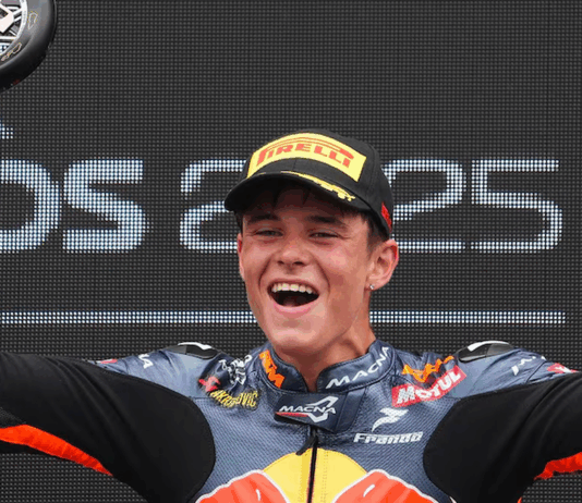 Moto3: histórica pole del argentino Perrone en el Gran Premio de Austria
