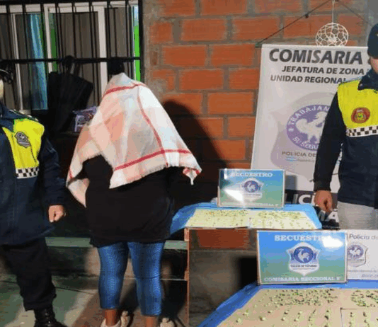 Incautaron más de 200 dosis de cocaína en Villa Cabildo