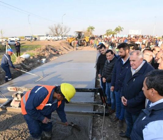 Jaldo inauguró obras de infraestructura en Río Colorado