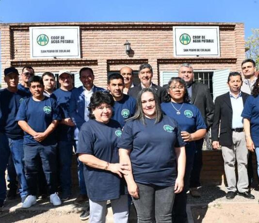Acevedo recorrió la Cooperativa de Agua Potable en San Pedro de Colalao