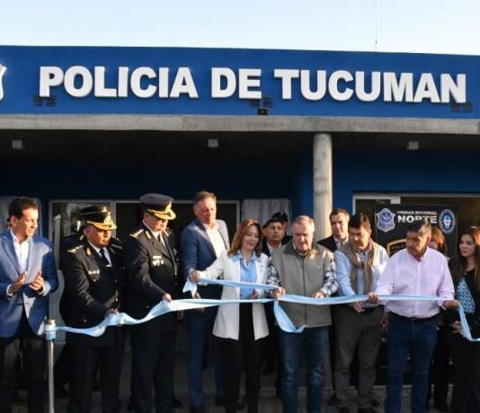 Jaldo inauguró un destacamento de Infantería y obras en Las Talitas