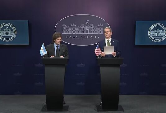 Javier Milei dijo que está negociando un préstamo del Tesoro de EEUU