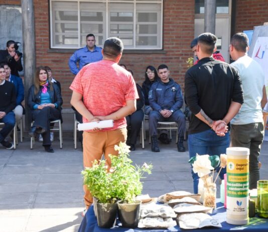 Presos de Villa Urquiza hicieron cursos dictados por el Municipio y ahora son Promotores Ambientales