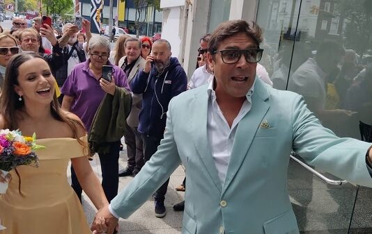 Matías Alé y Martina Vignolo se casaron en Mar del Plata